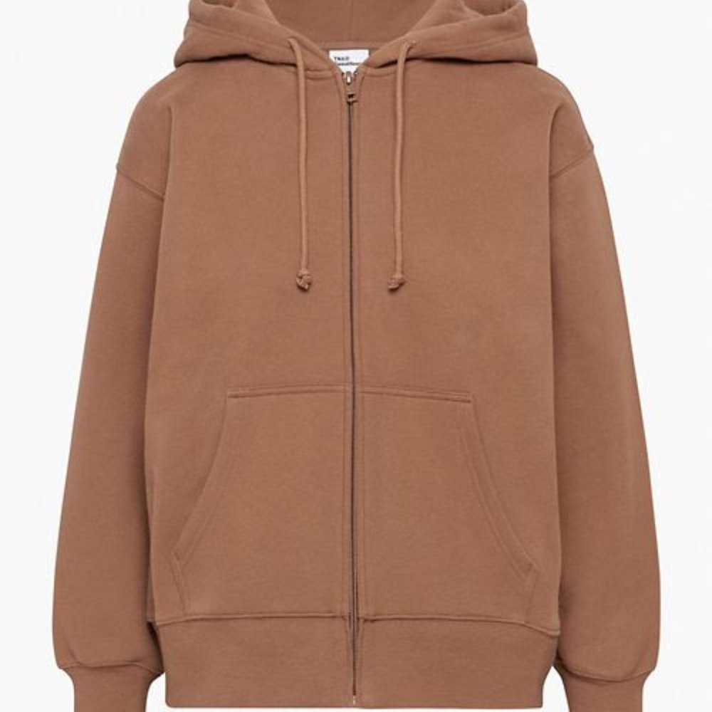 Aritzia Tna COZY FLEECE BOYFRIEND ZIP HOODIE